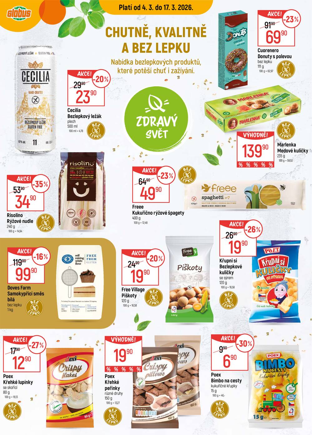 Akční leták Globus 11.3. - 17.3.2026 - Globus Opava