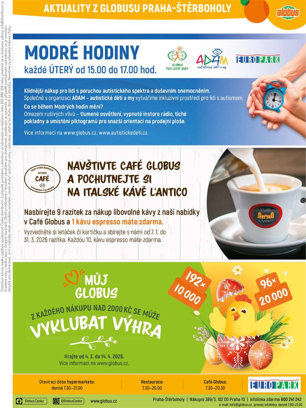 Akční leták Globus 11.3. - 17.3.2026 - Globus Praha - Štěrboholy