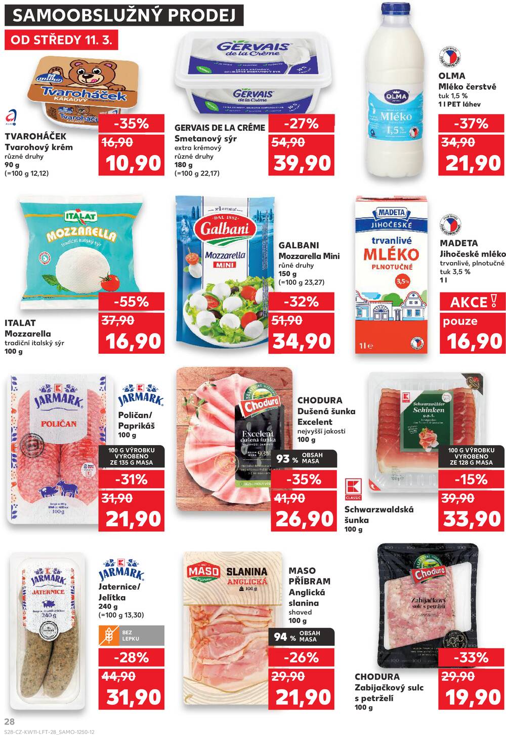 Kaufland 11.3. - 17.3. - Kaufland - Praha 3 (Jarov)