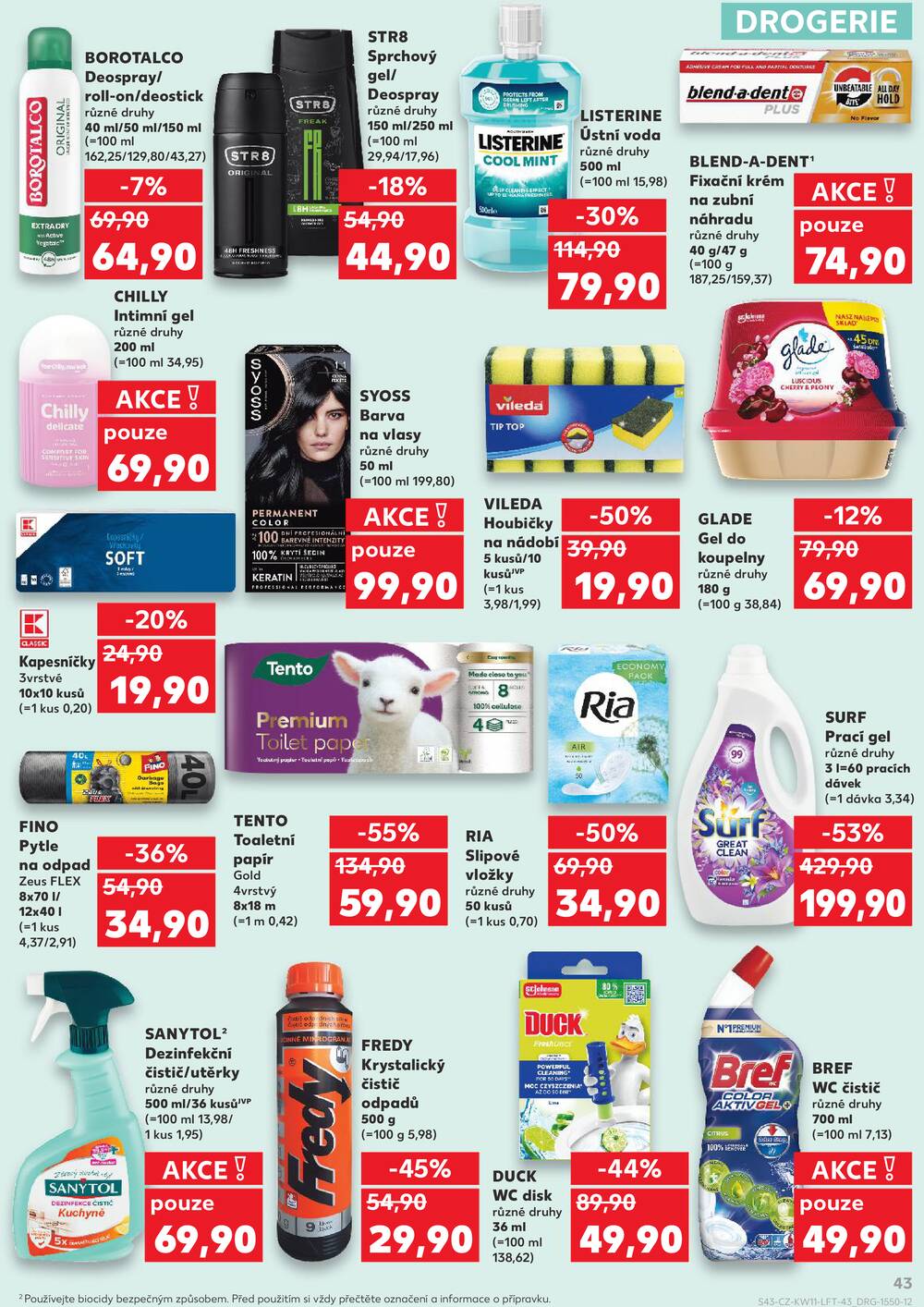 Leták Kaufland - Kaufland 11.3. - 17.3. - Kaufland - Praha 3 (Jarov) - strana 43