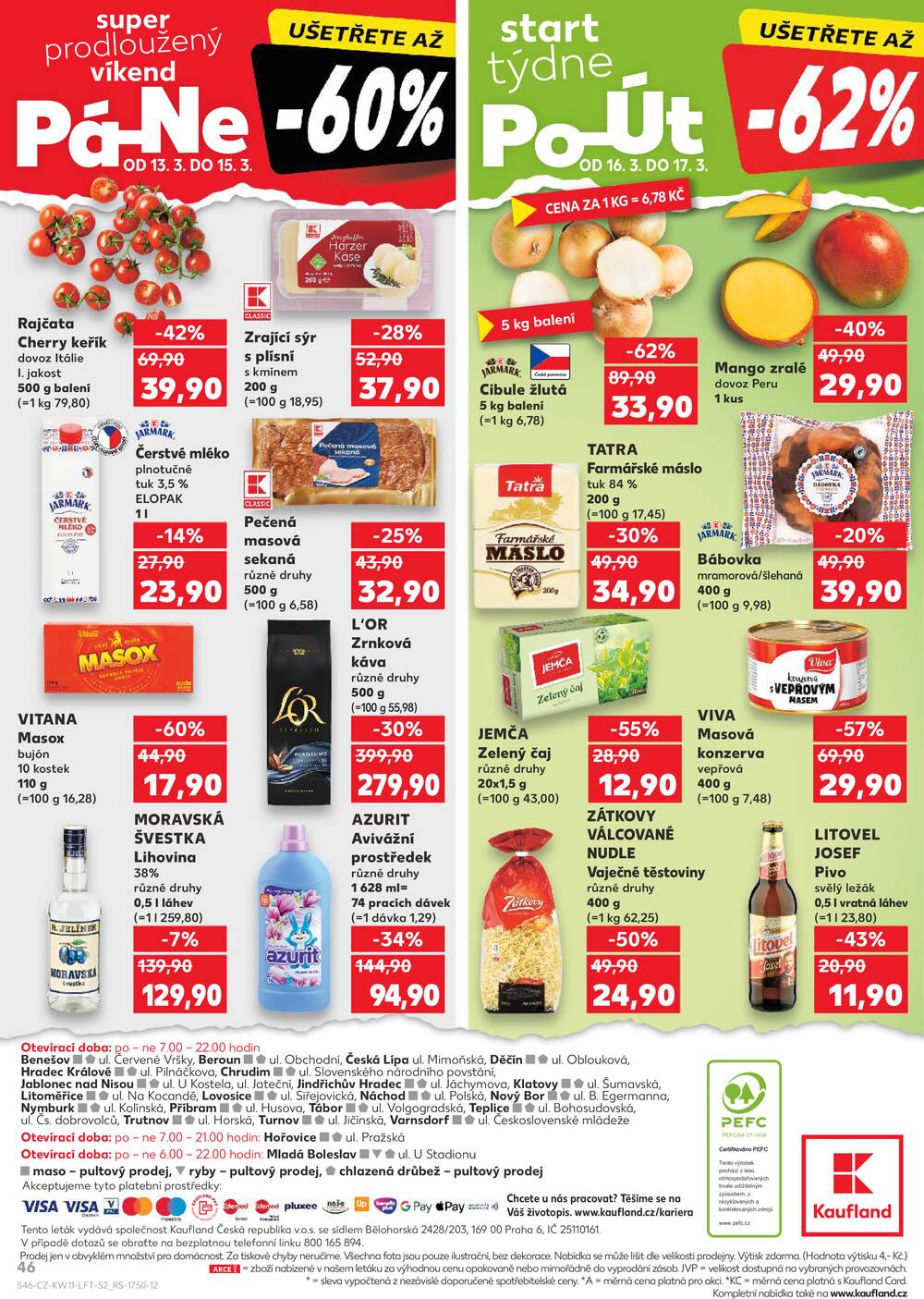 Kaufland 11.3. - 17.3. - Kaufland - Chrudim
