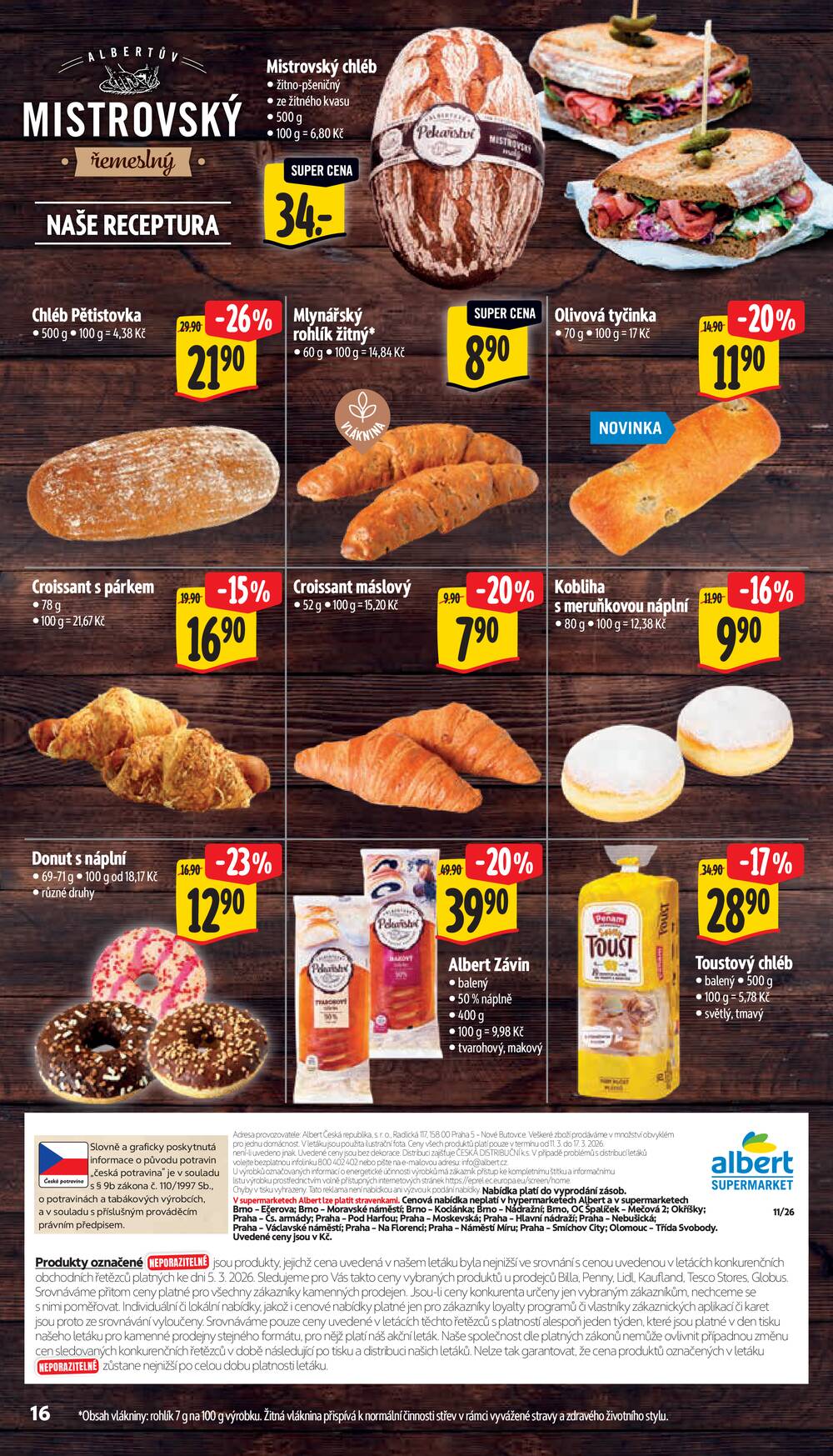 Leták Albert - Albert Supermarket od 11.3. do 17.3.2026 - strana 18