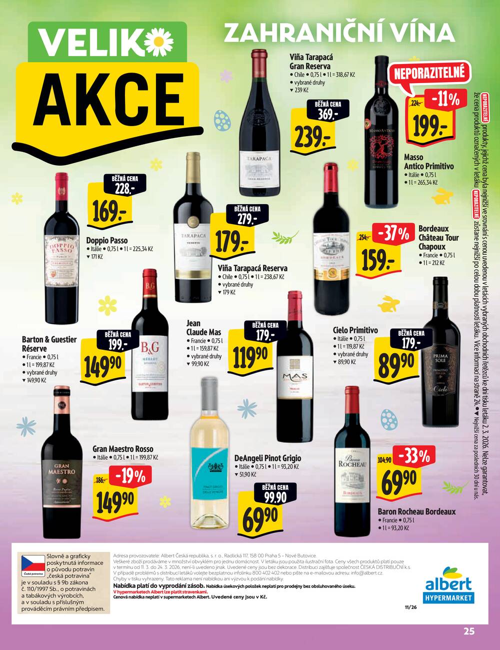 Albert  Hypermarket katalog Velikonoce od 11.3. do 24.3.2026