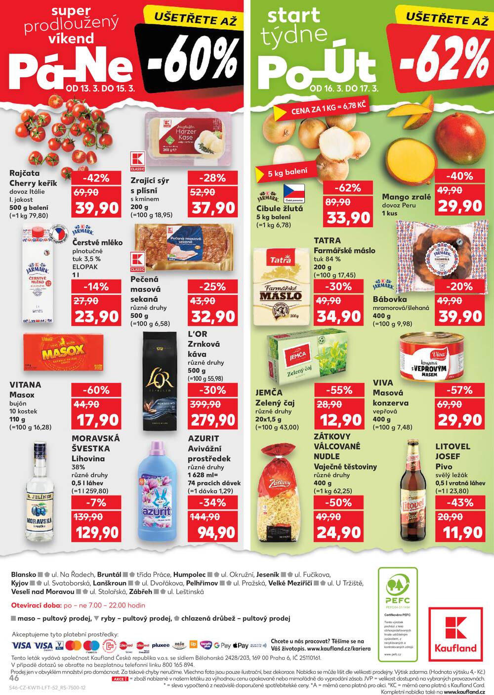 Kaufland 11.3. - 17.3. - Kaufland - Zábřeh na Moravě