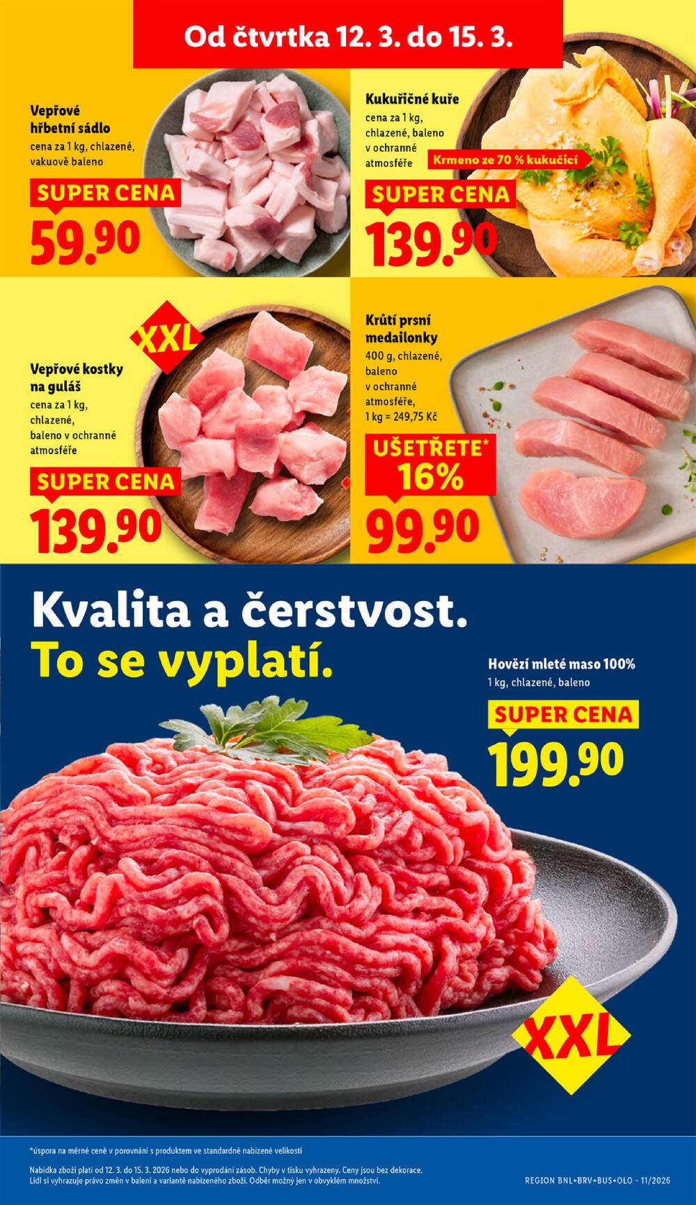 Lidl Čtvrtek od 12.3. do 15.3.2026