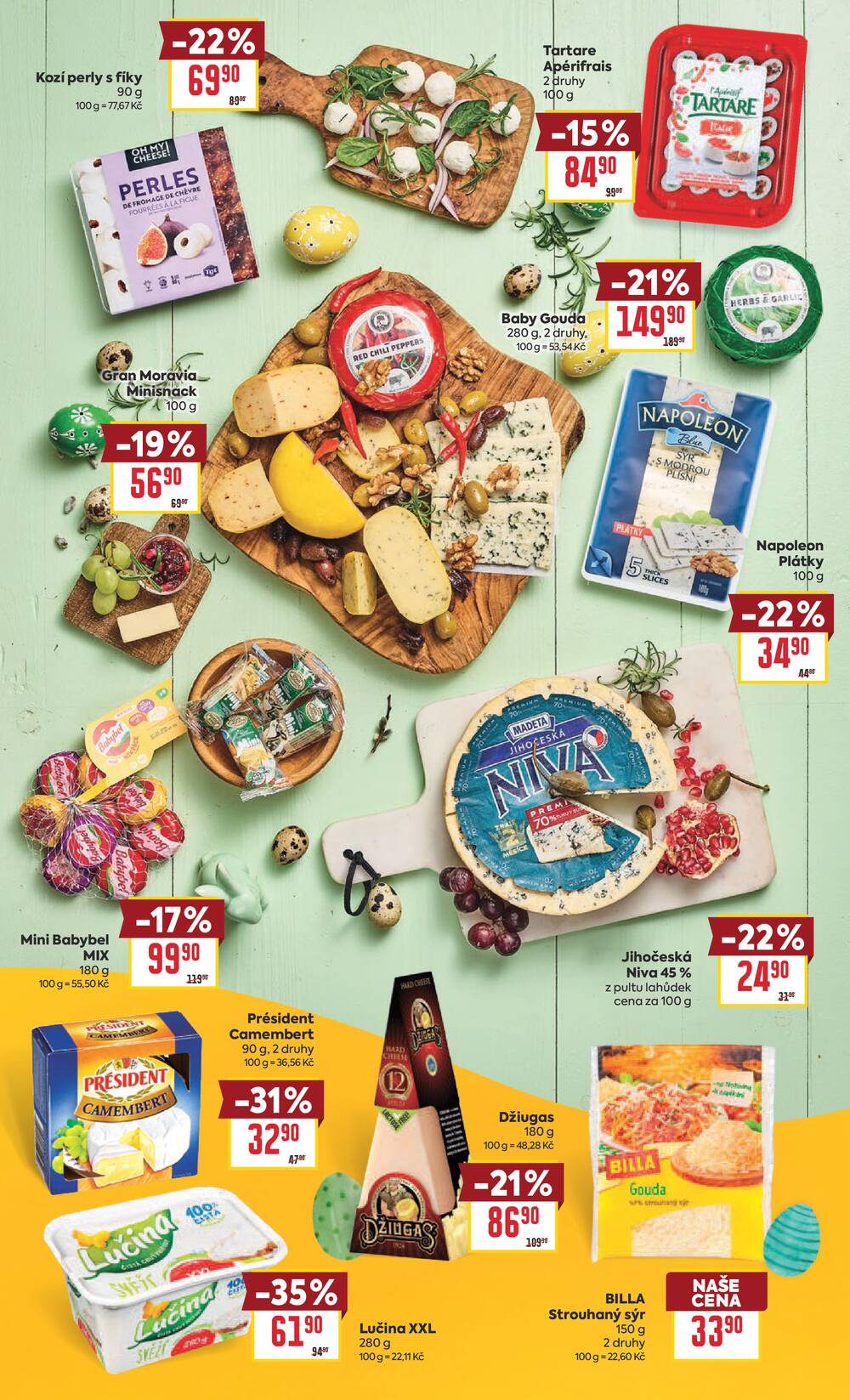 BILLA Velikonoce od 18.3. do 6.4.2026