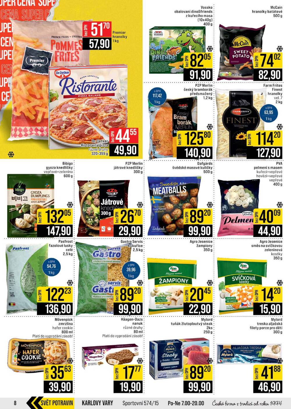 JIP Cash & Carry Brno, Praha, Ostrava, Jilemnice, Pardubice, Ostrava, Karlovy Vary, Olomouc a Zlín od 11.3. do 17.3.2026