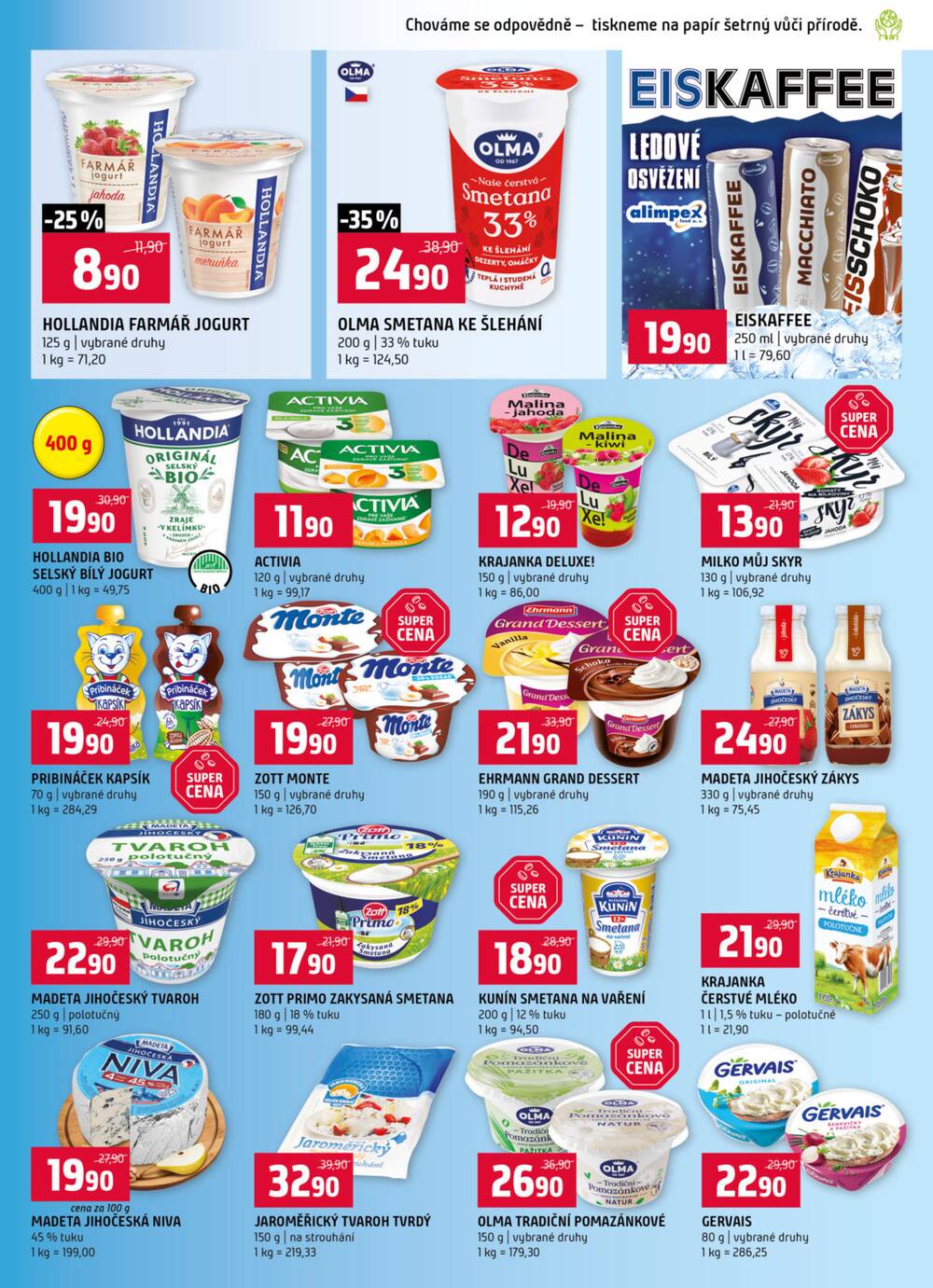 Leták Terno - Terno České Budějovice, Hradec Králové, Olomouc, Třeboň, Trhové Sviny, Týn nad Vltavou, Borovany, Bechyně 18.3. - 24.3. - strana 5