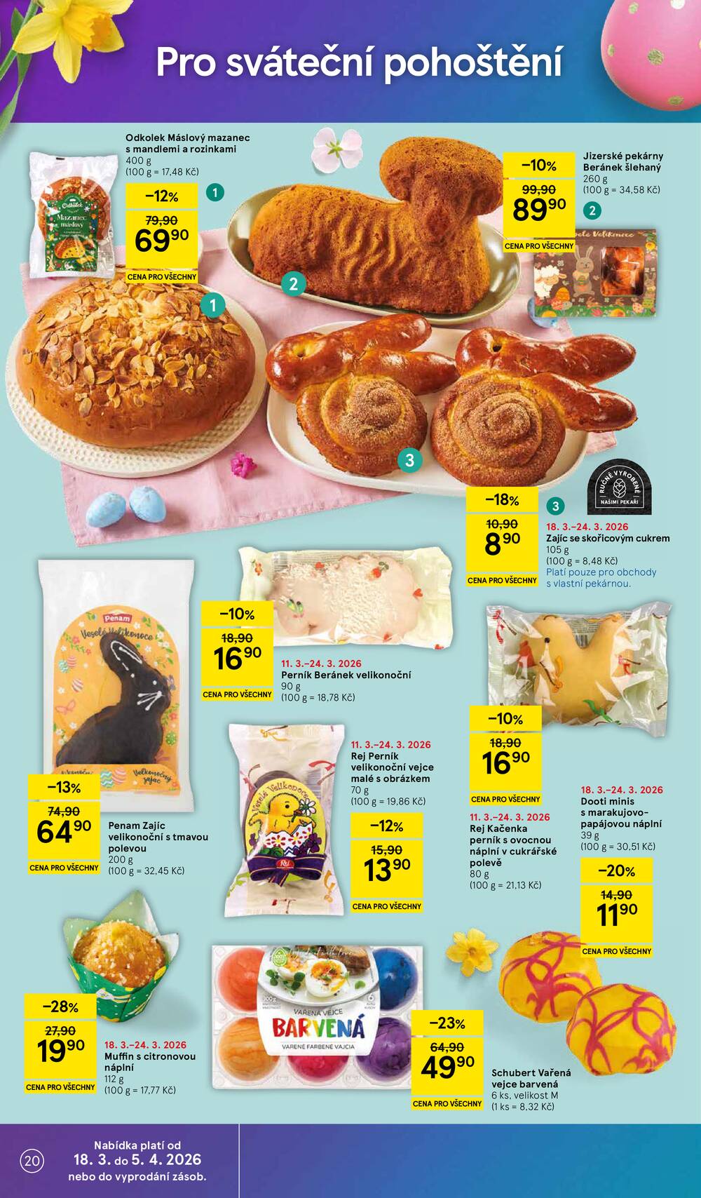 Tesco malé hypermarkety od 18.3. do 24.3.2026