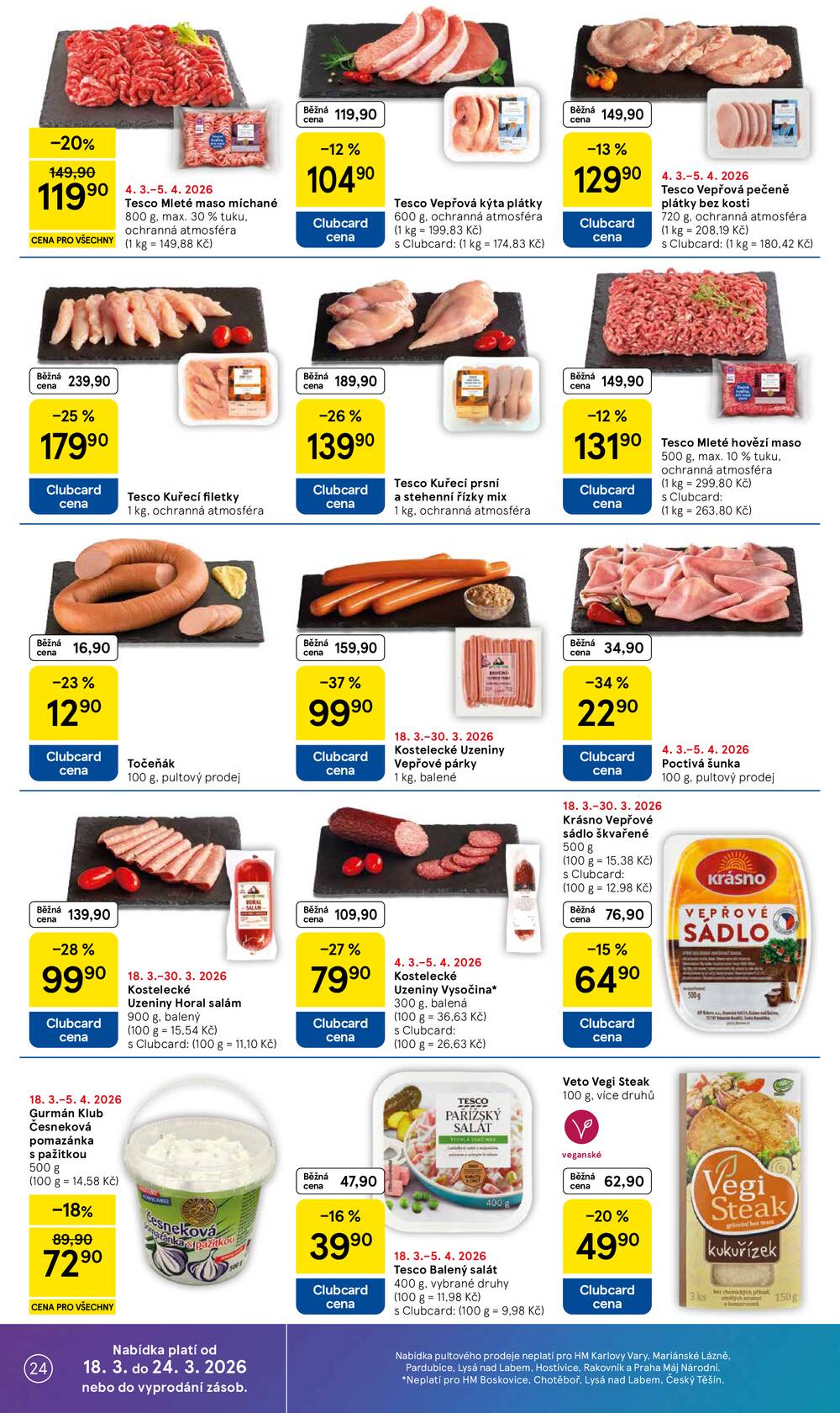 Tesco malé hypermarkety od 18.3. do 24.3.2026