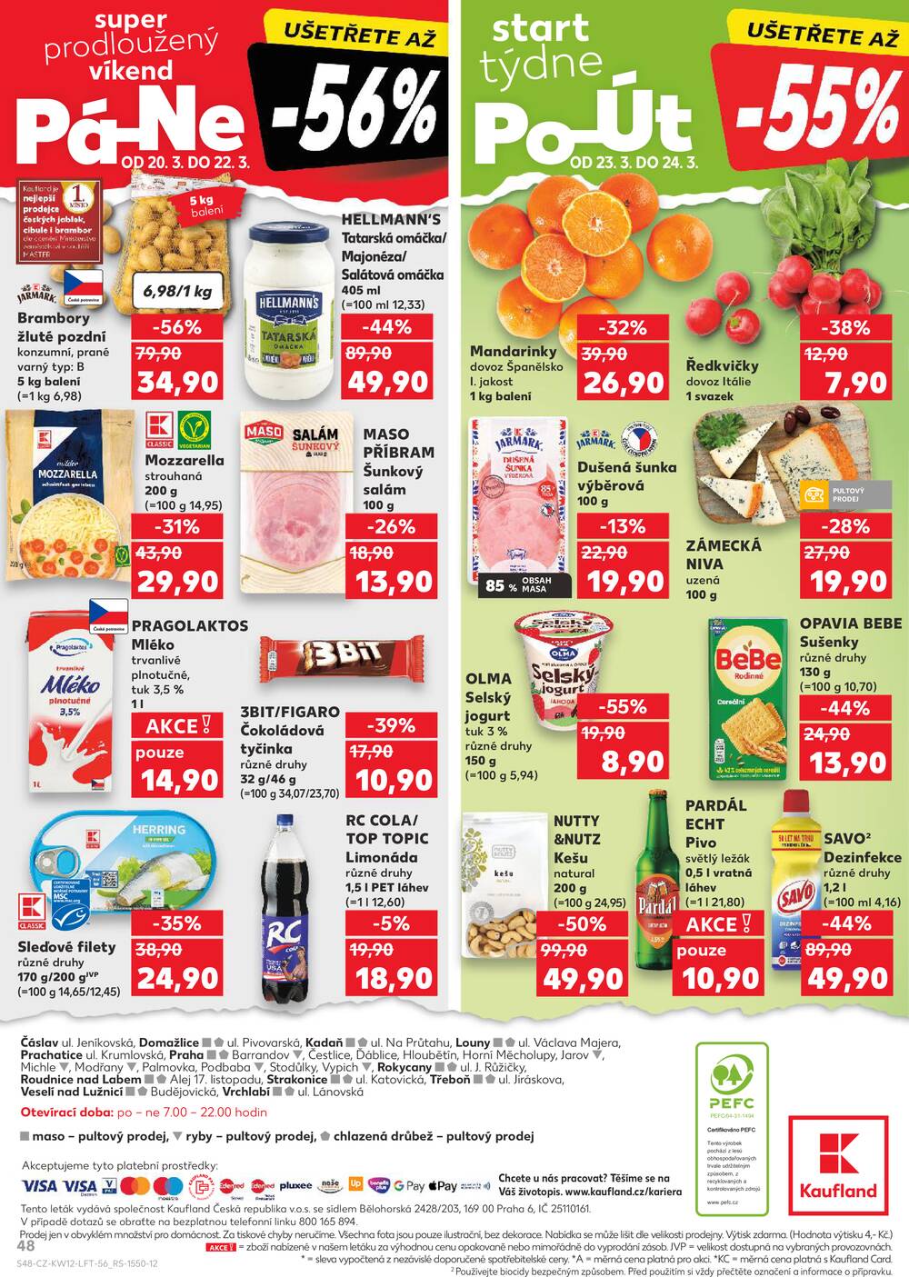 Kaufland 18.3. - 24.3. - Kaufland - Praha 3 (Jarov)
