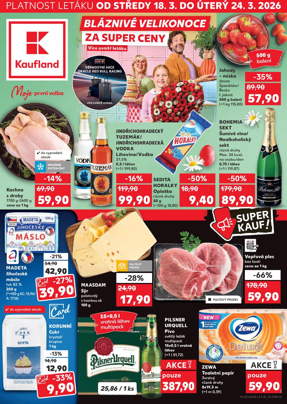 Leták Kaufland - Kaufland 18.3. - 24.3. - Kaufland - Náchod - strana 1
