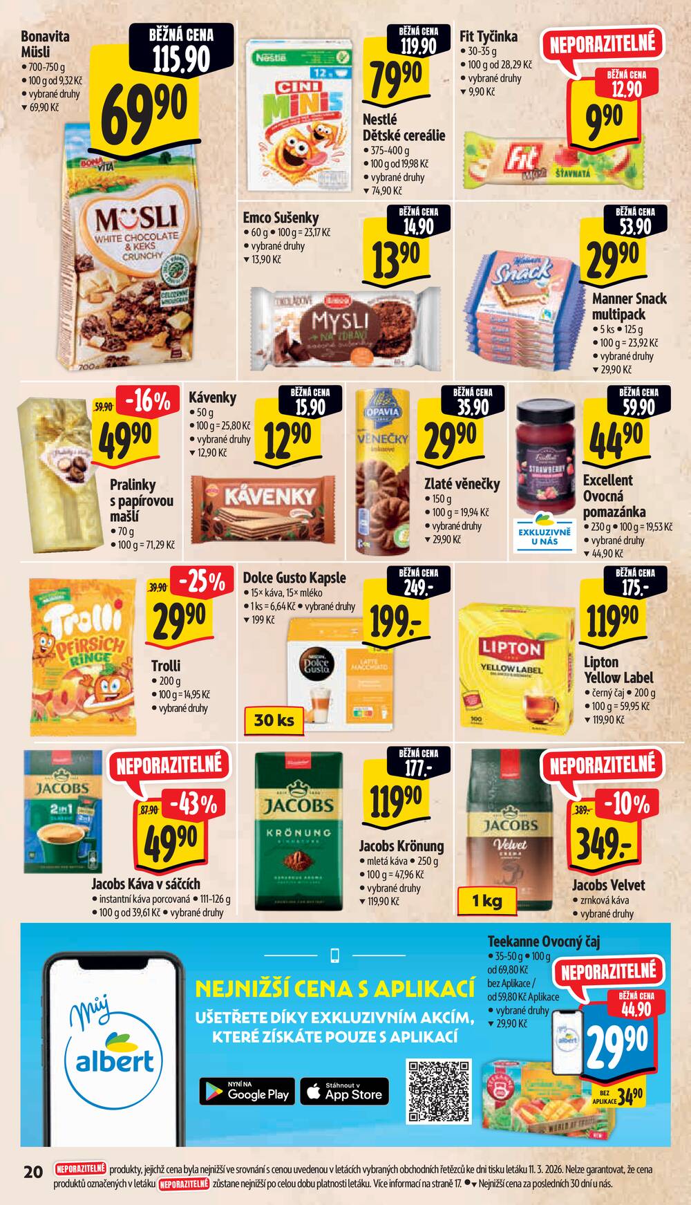 Albert Supermarket od 18.3. do 24.3.2026