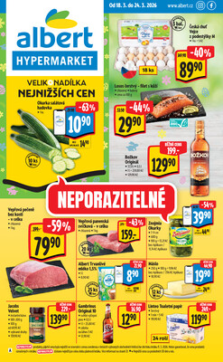 Leták Albert  Hypermarket od 18.3. do 24.3.2026