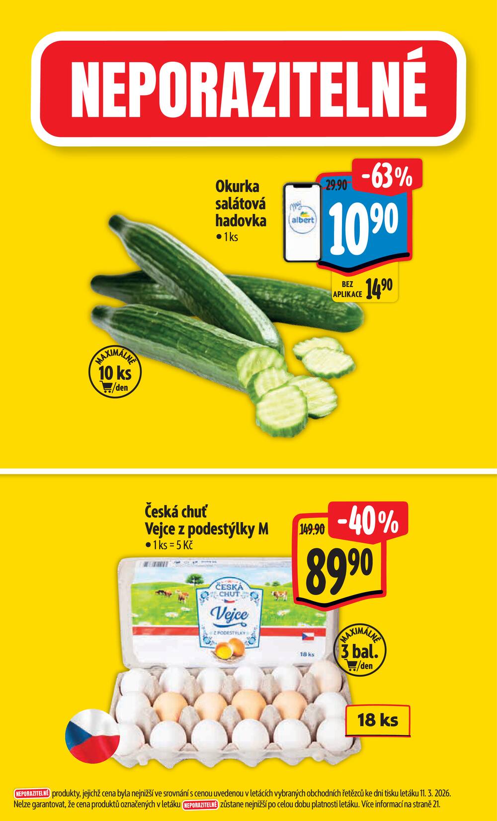 Leták Albert - Albert Hypermarket Jihomoravský od 18.3. do 24.3.2026 - strana 2 Leták Albert - Albert Hypermarket Jihomoravský od 18.3. do 24.3.2026 - strana 2