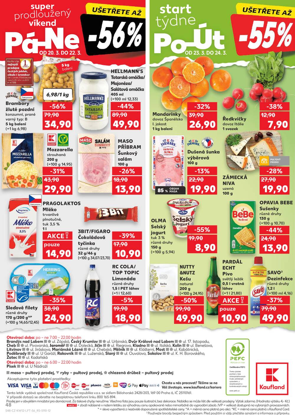 Kaufland 18.3. - 24.3. - Kaufland - Rakovník (ul. Luženská)