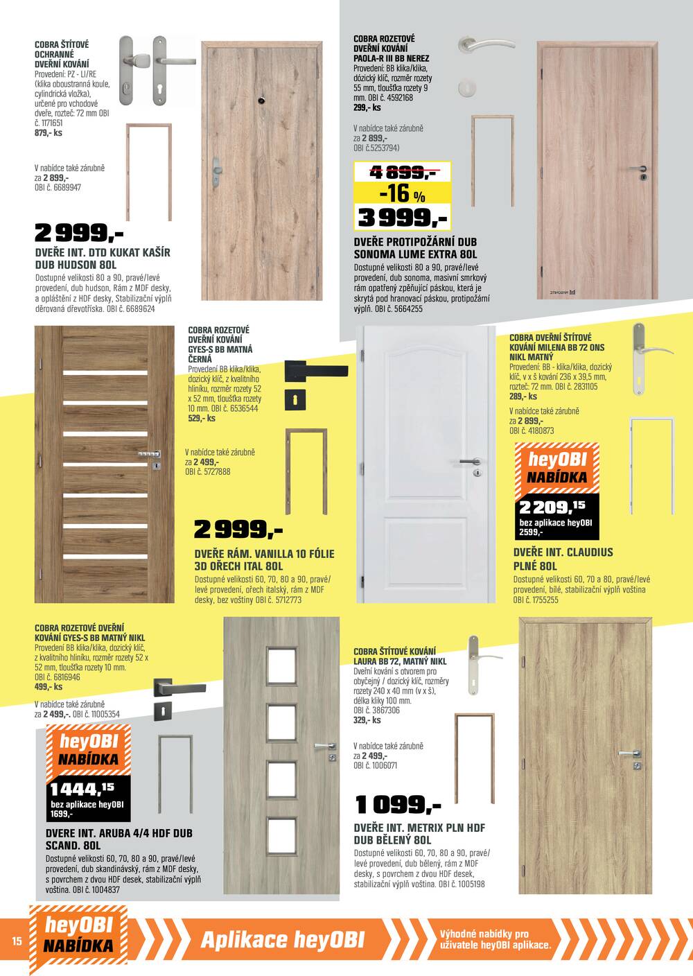 Leták OBI - OBI od 16.3. do 31.3.2026 - strana 16