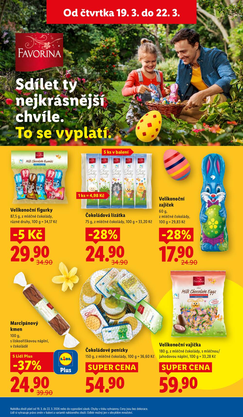 Lidl Čtvrtek od 19.3. do 22.3.2026