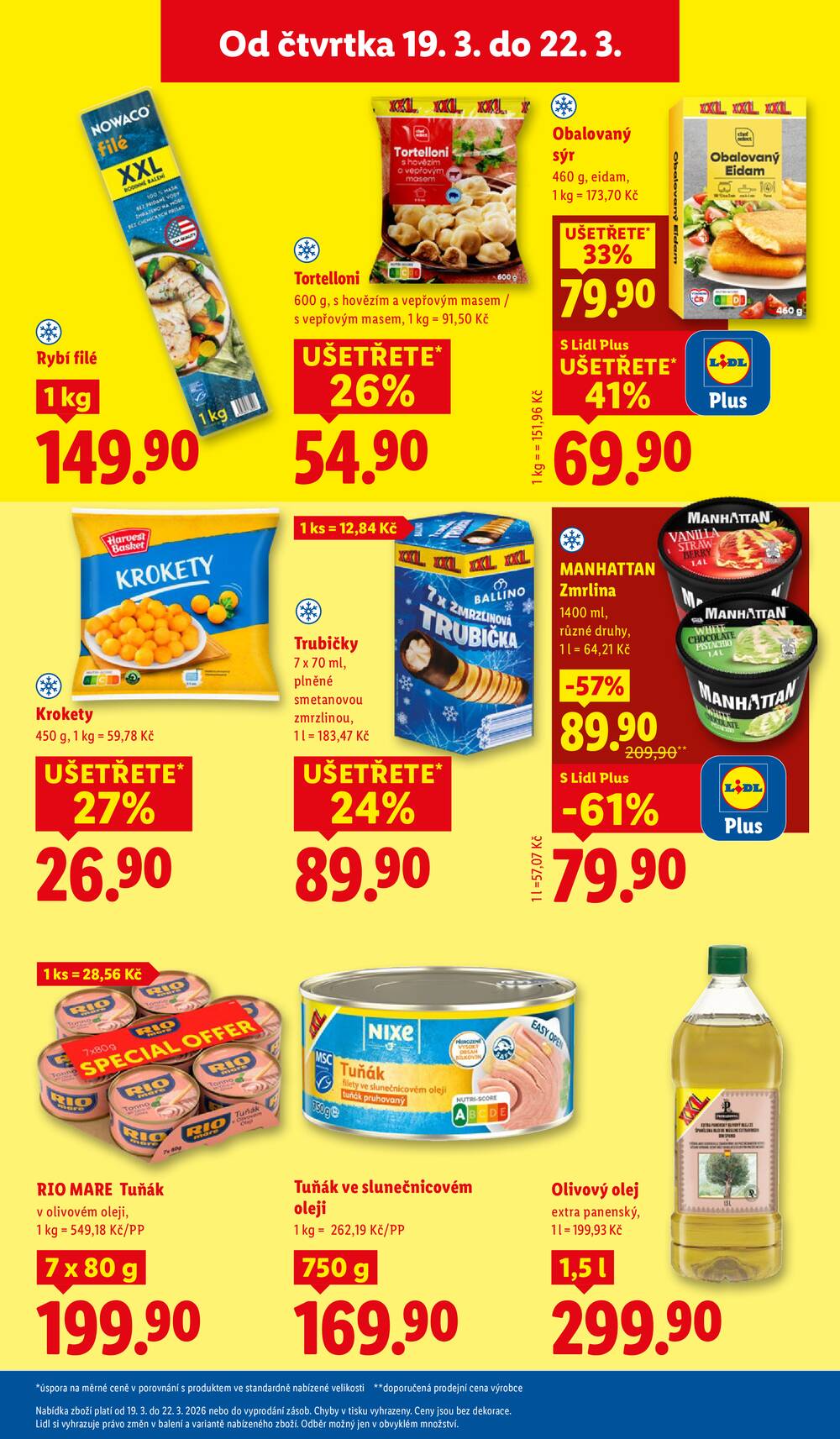 Lidl Čtvrtek od 19.3. do 22.3.2026