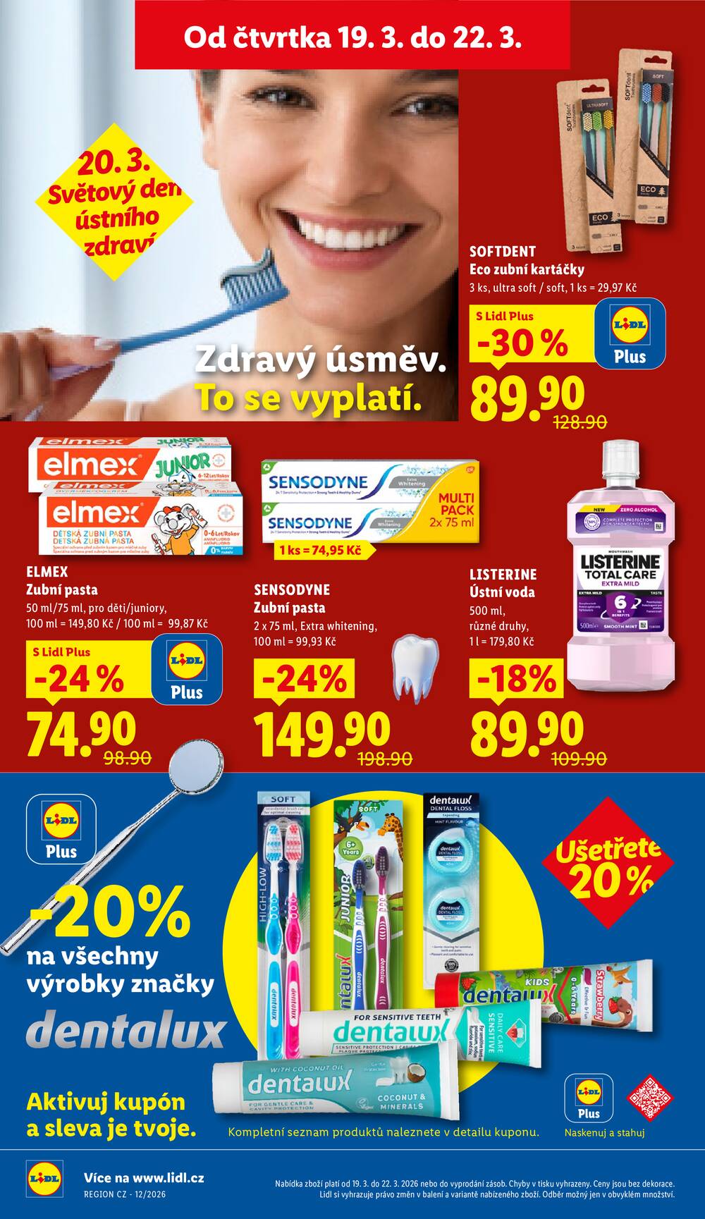 Lidl Čtvrtek od 19.3. do 22.3.2026