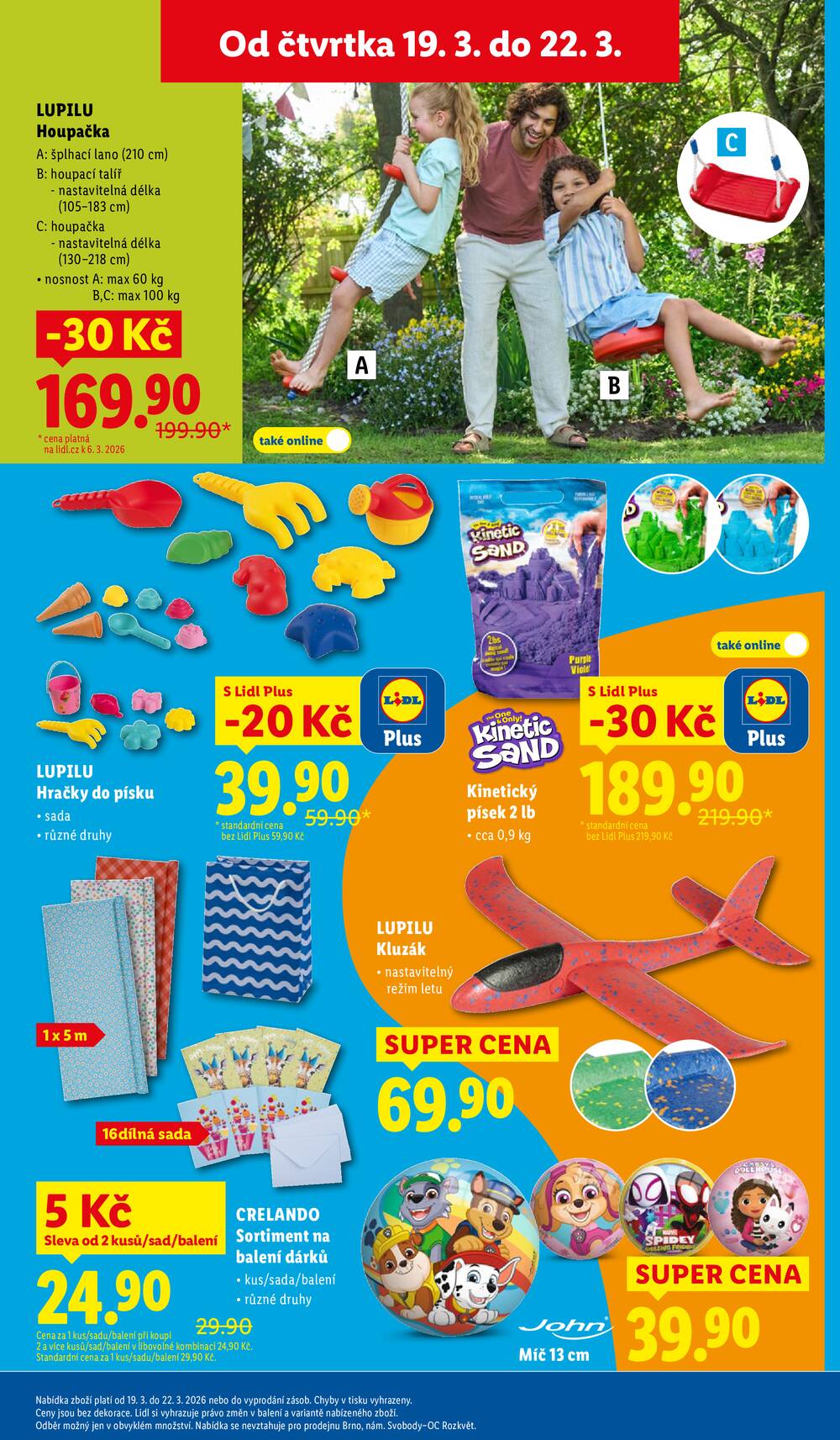 Lidl Čtvrtek od 19.3. do 22.3.2026