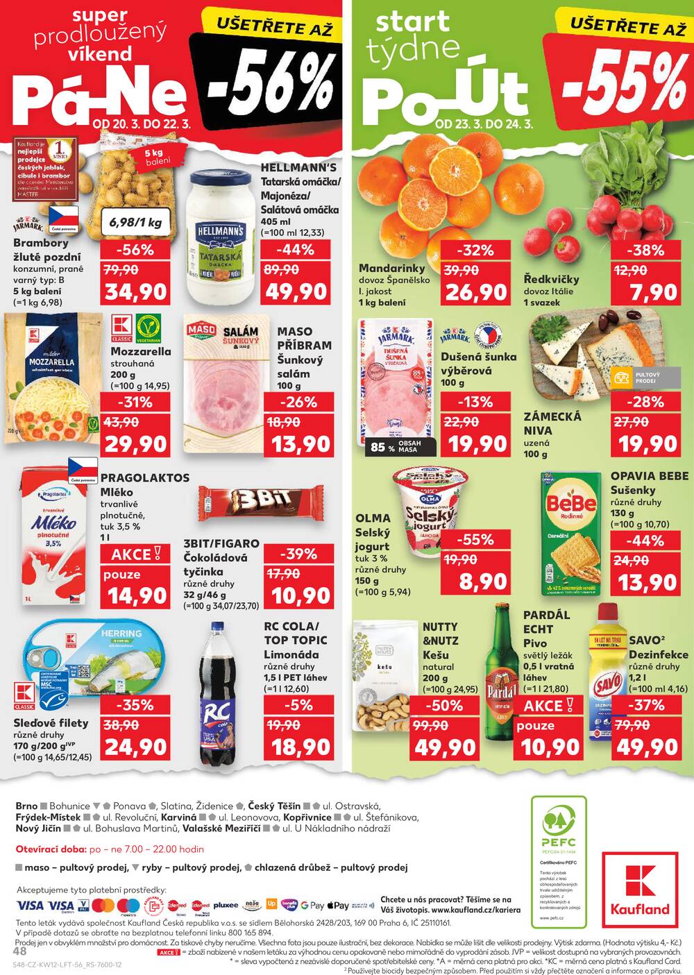 Kaufland 18.3. - 24.3. - Kaufland - Frýdek Místek