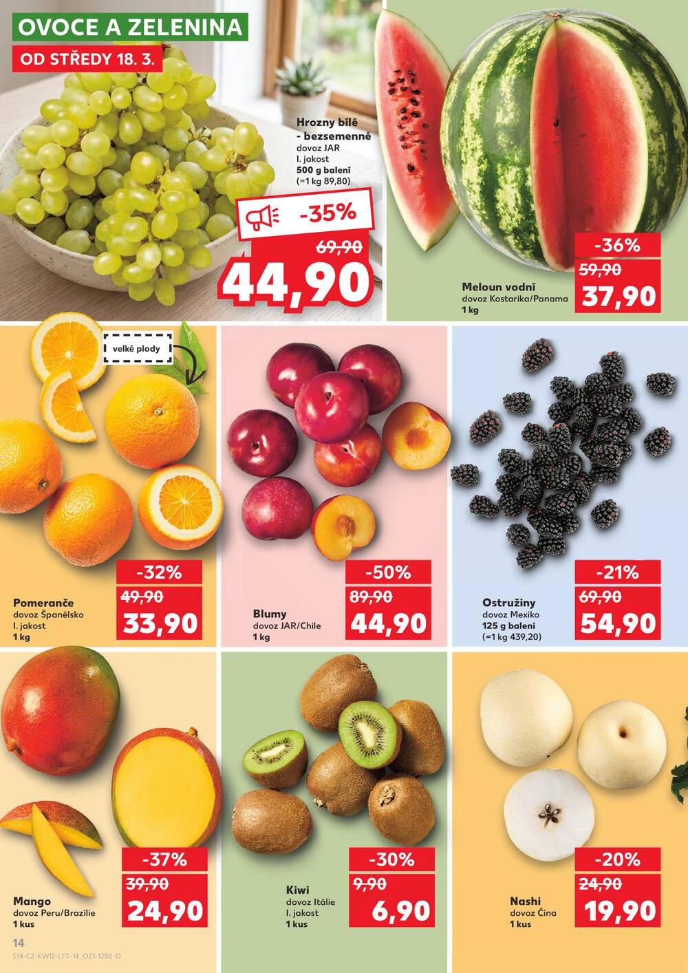 Kaufland 18.3. - 24.3. - Kaufland - Vrchlabí