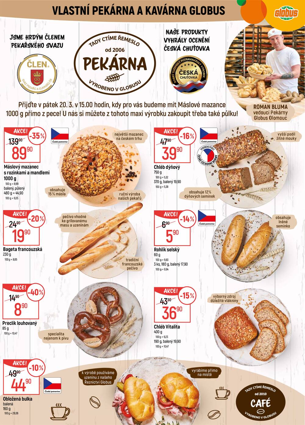Leták Globus - Akční leták Globus 18.3. - 24.3.2026 - Globus Olomouc - strana 6