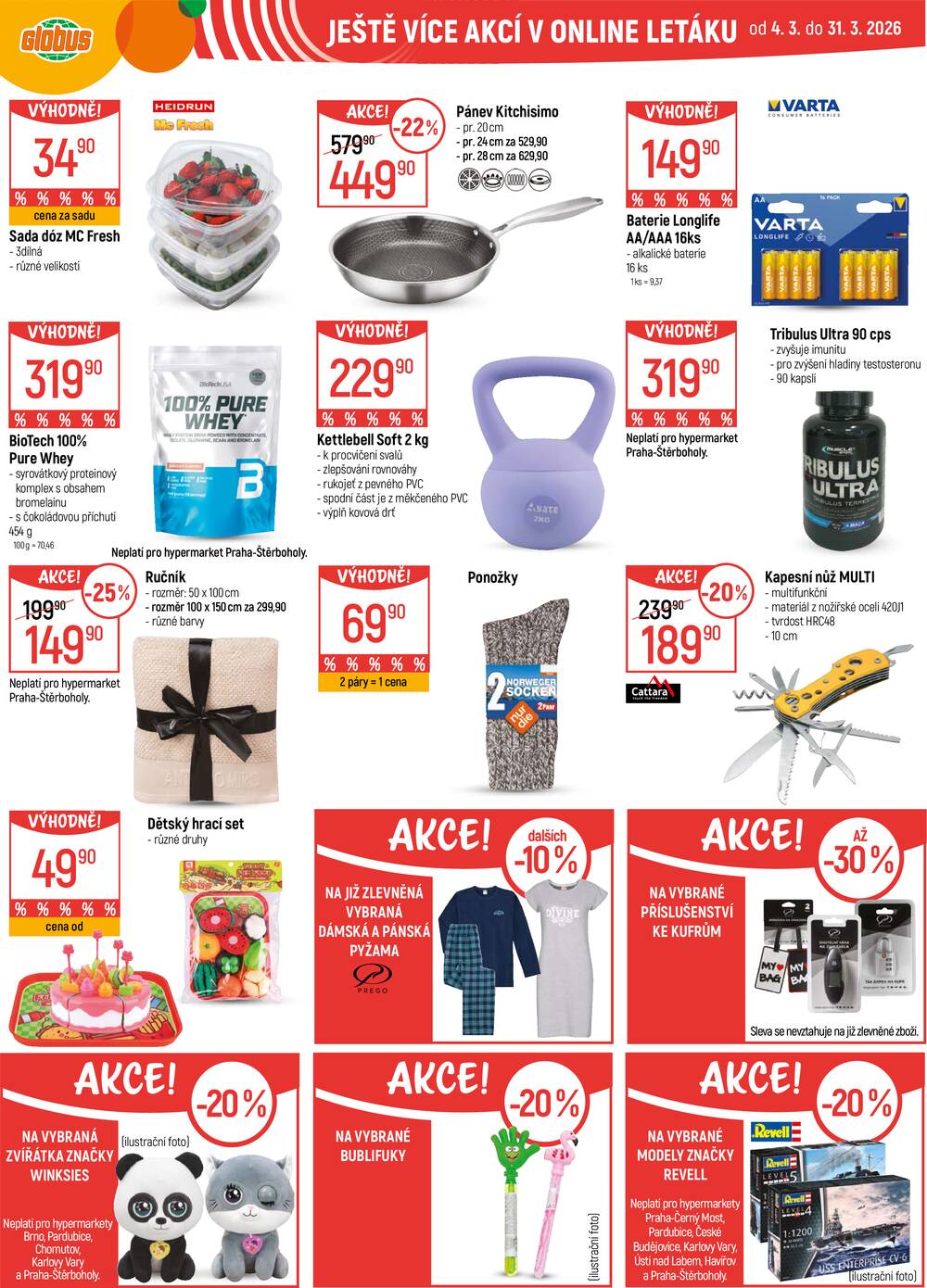 Leták Globus - Akční leták Globus 18.3. - 24.3.2026 - Globus Olomouc - strana 43