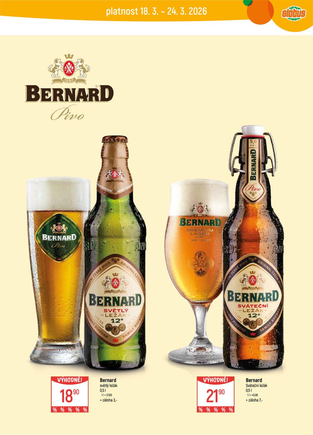 Leták Globus - Akční leták Globus 18.3. - 24.3.2026 - Globus Olomouc - strana 6