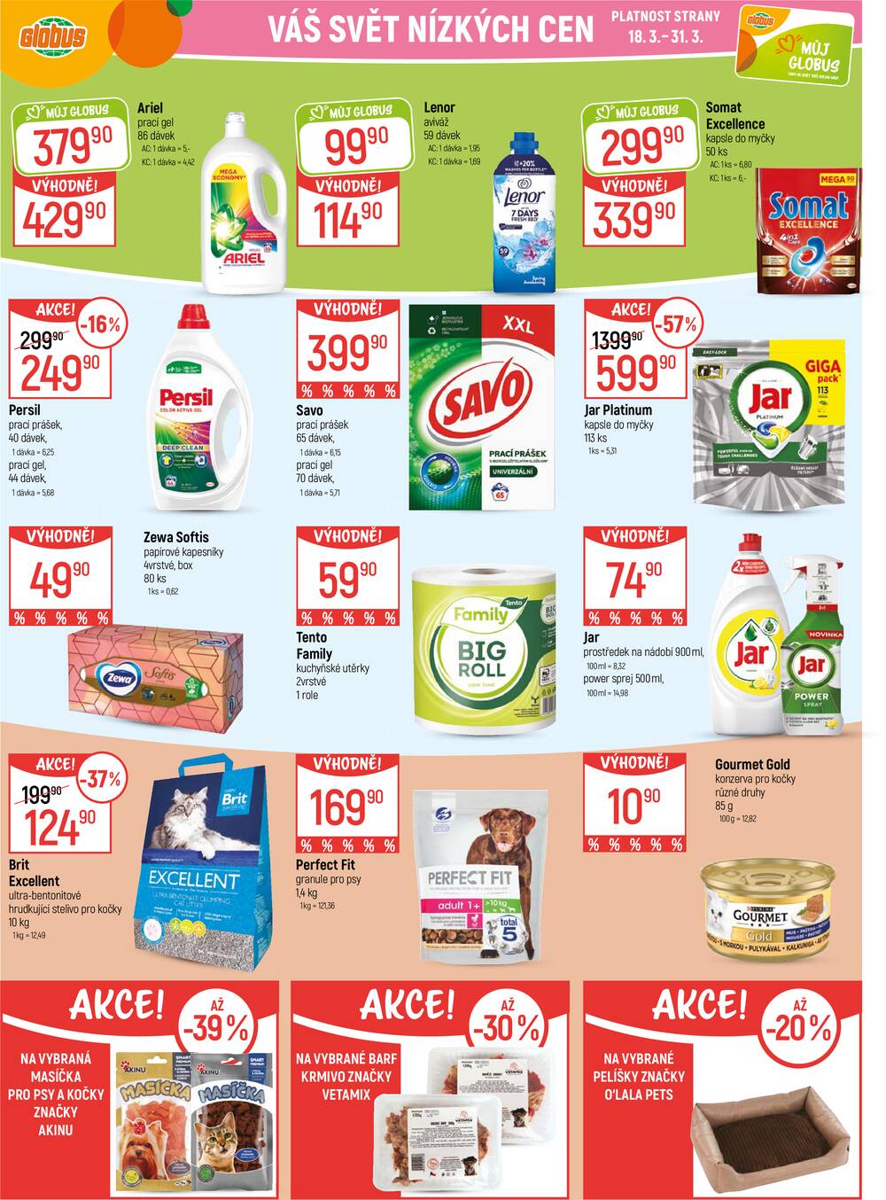 Leták Globus - Akční leták Globus 18.3. - 24.3.2026 - Globus Opava - strana 33