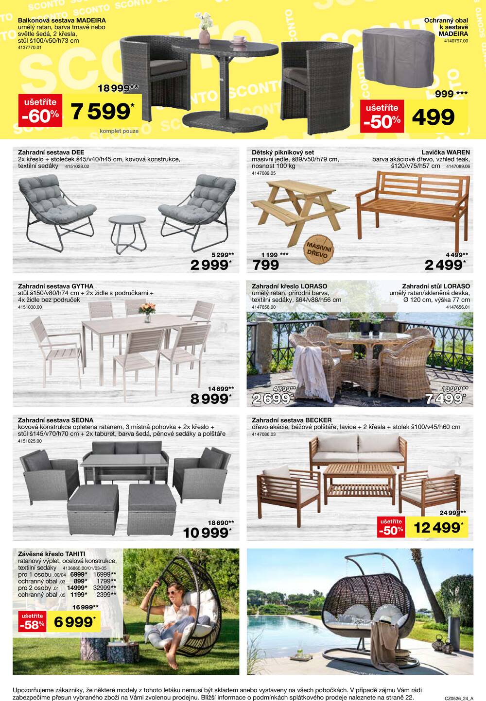 Leták SCONTO Nábytek - Sconto nábytek od 25.3. do 21.4.2026 - strana 24 Leták SCONTO Nábytek - Sconto nábytek od 25.3. do 21.4.2026 - strana 24
