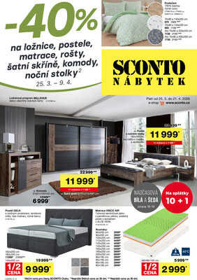 SCONTO Nábytek : 1 leták