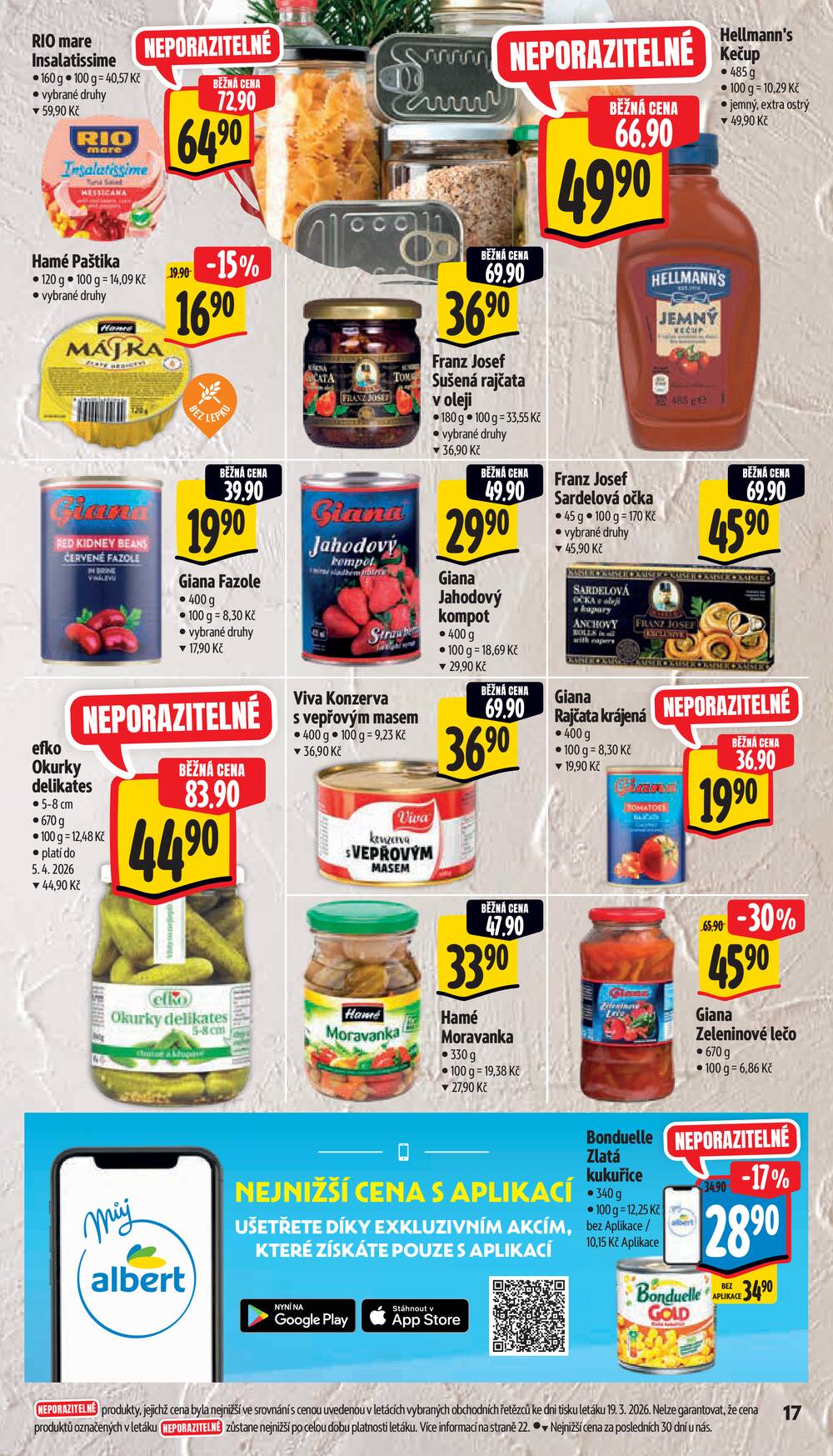 Albert Supermarket Jihomoravský od 25.3. do 31.3.2026