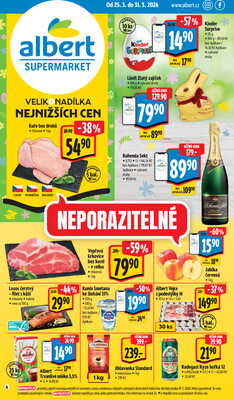 Leták Albert Supermarket Jihomoravský od 25.3. do 31.3.2026