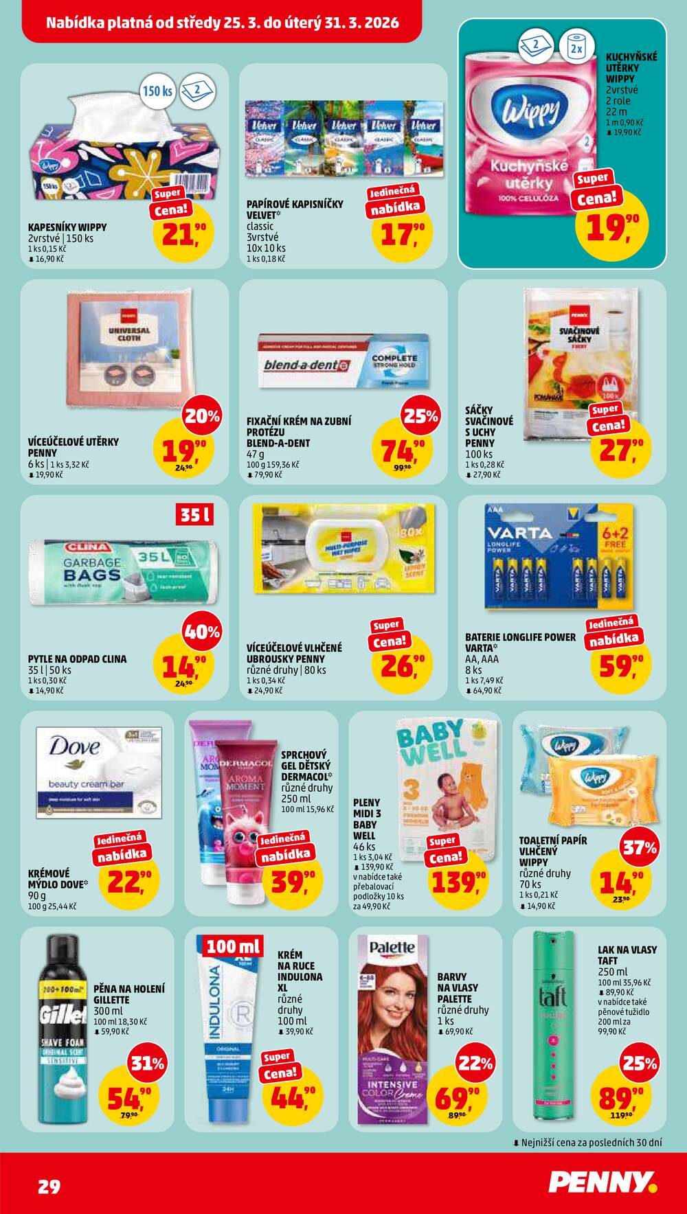 Penny Market od 25.3. do 30.3.2026