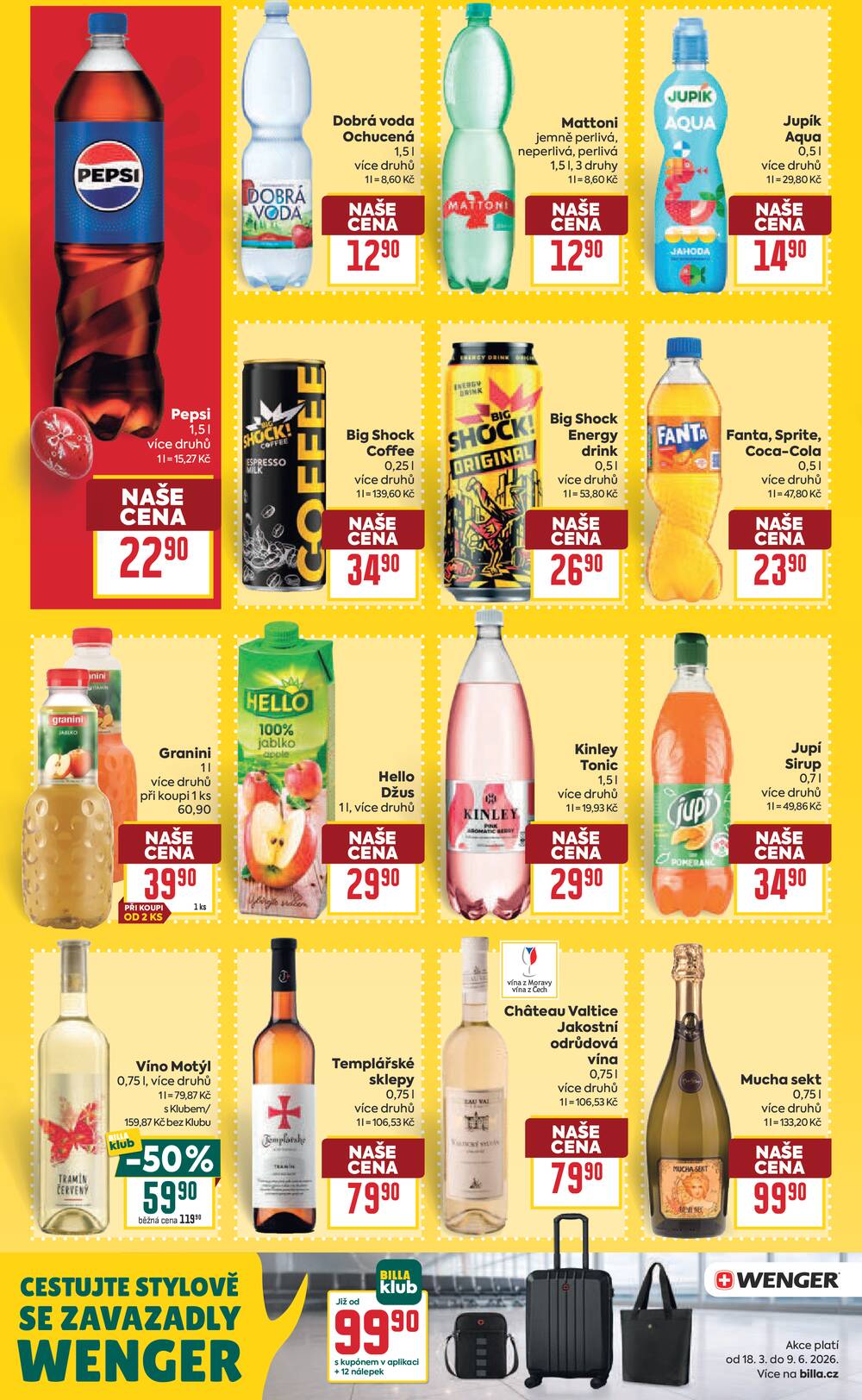 BILLA od 25.3. do 31.3.2026