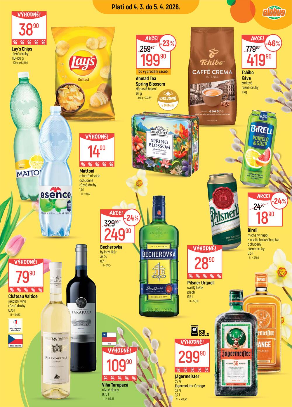 Akční leták Globus 25.3. - 31.3.2026 - Globus Praha - Centrum Černý Most