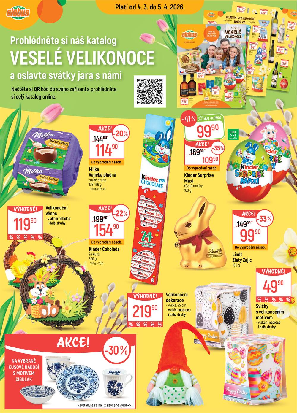 Akční leták Globus 25.3. - 31.3.2026 - Globus Praha - Zličín