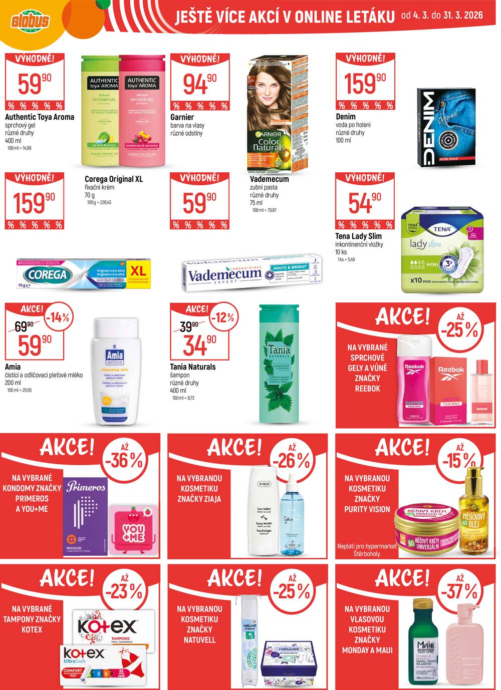 Akční leták Globus 25.3. - 31.3.2026 - Globus Havířov
