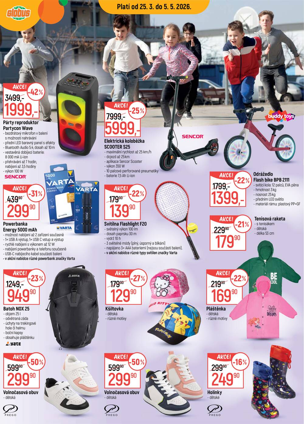 Akční leták Globus 25.3. - 31.3.2026 - Globus Chotíkov u Plzně