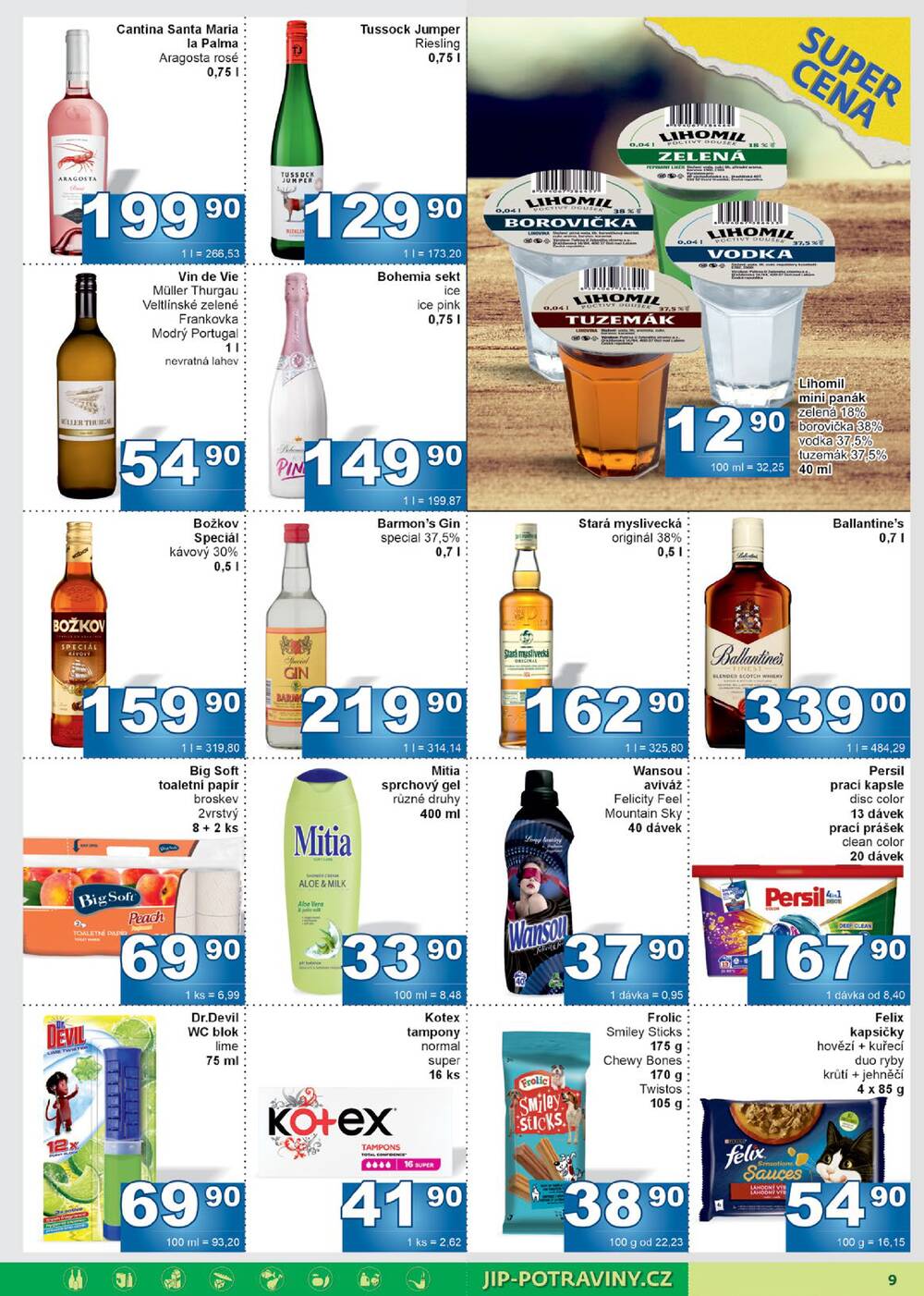 JIP Maloobchod od 25.3. do 5.4.2026