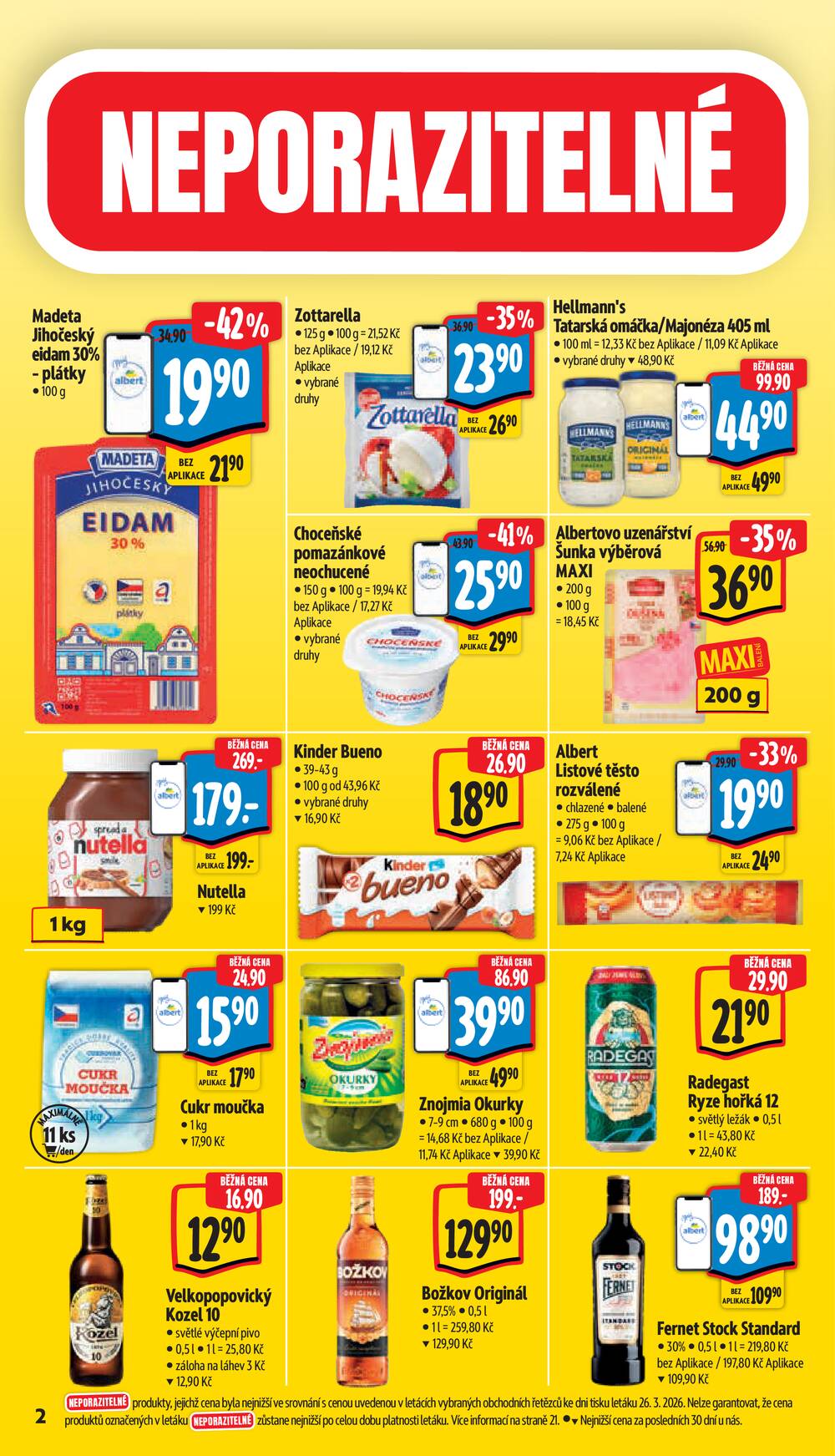 Leták Albert - Albert Supermarket od 1.4. do 5.4.2026 - strana 2