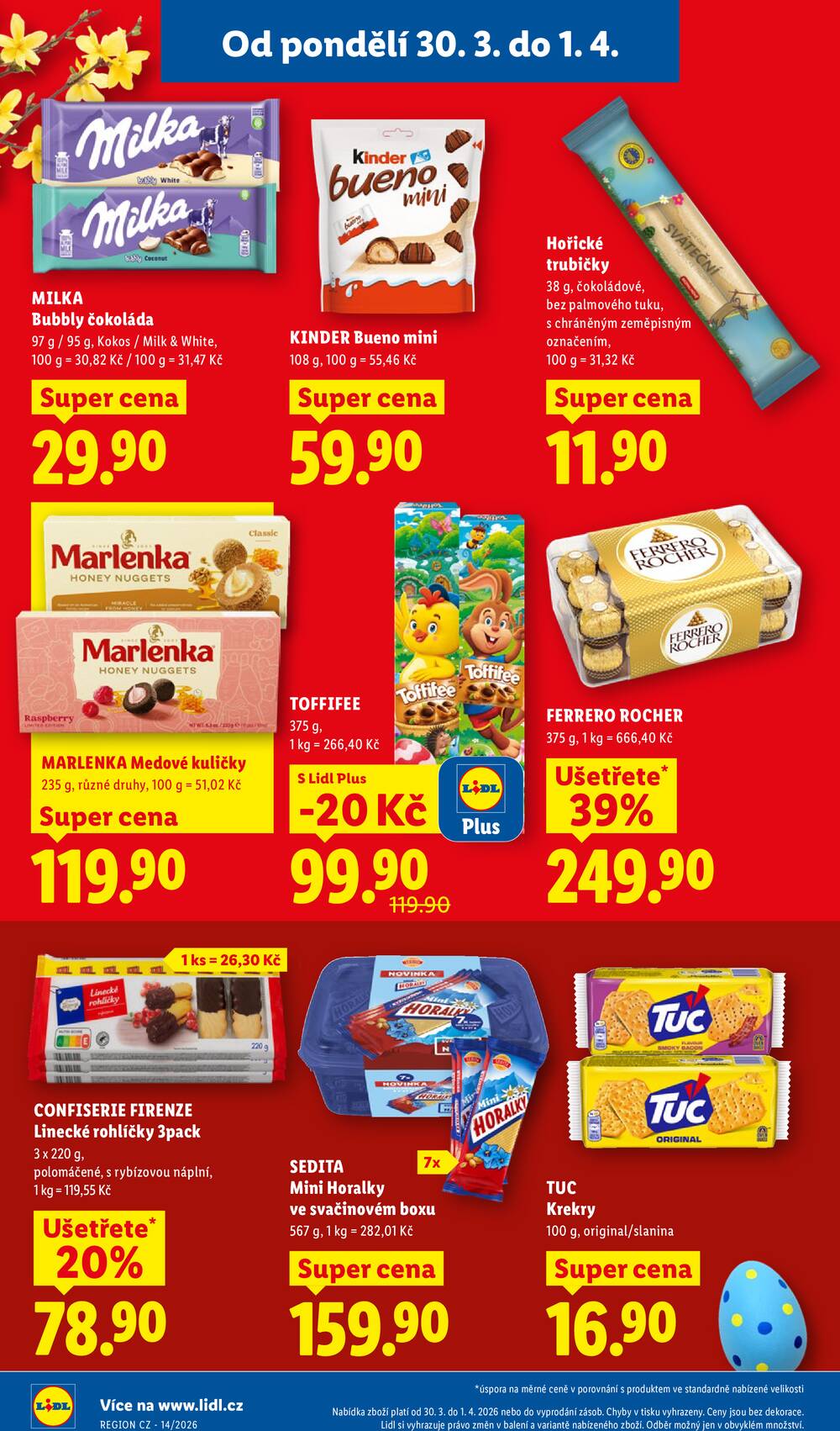 Lidl od 30.3. do 1.4.2026
