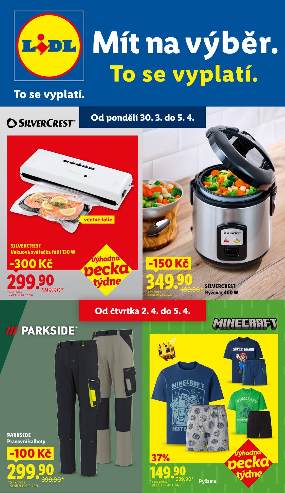 Leták Lidl - Lidl Spotřební zboží 30.3. - 5.4. - strana 1