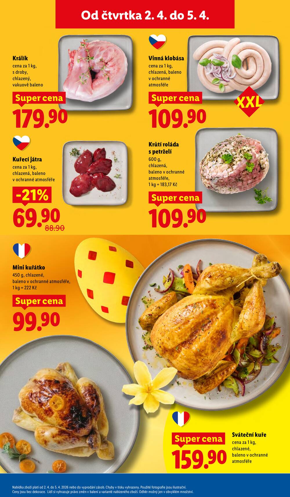 Lidl Čtvrtek od 2.4. do 5.4.2026