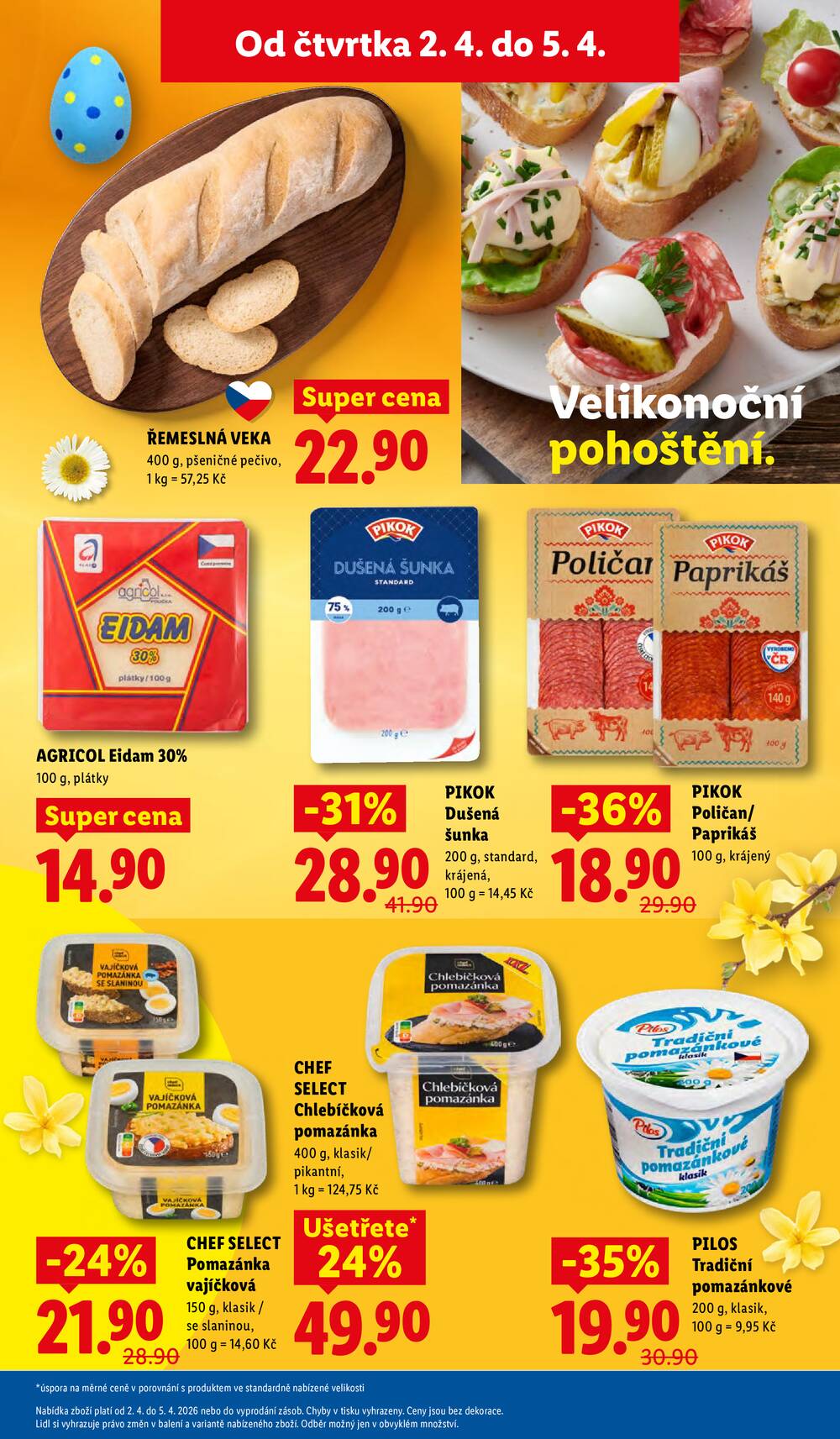 Lidl Čtvrtek od 2.4. do 5.4.2026