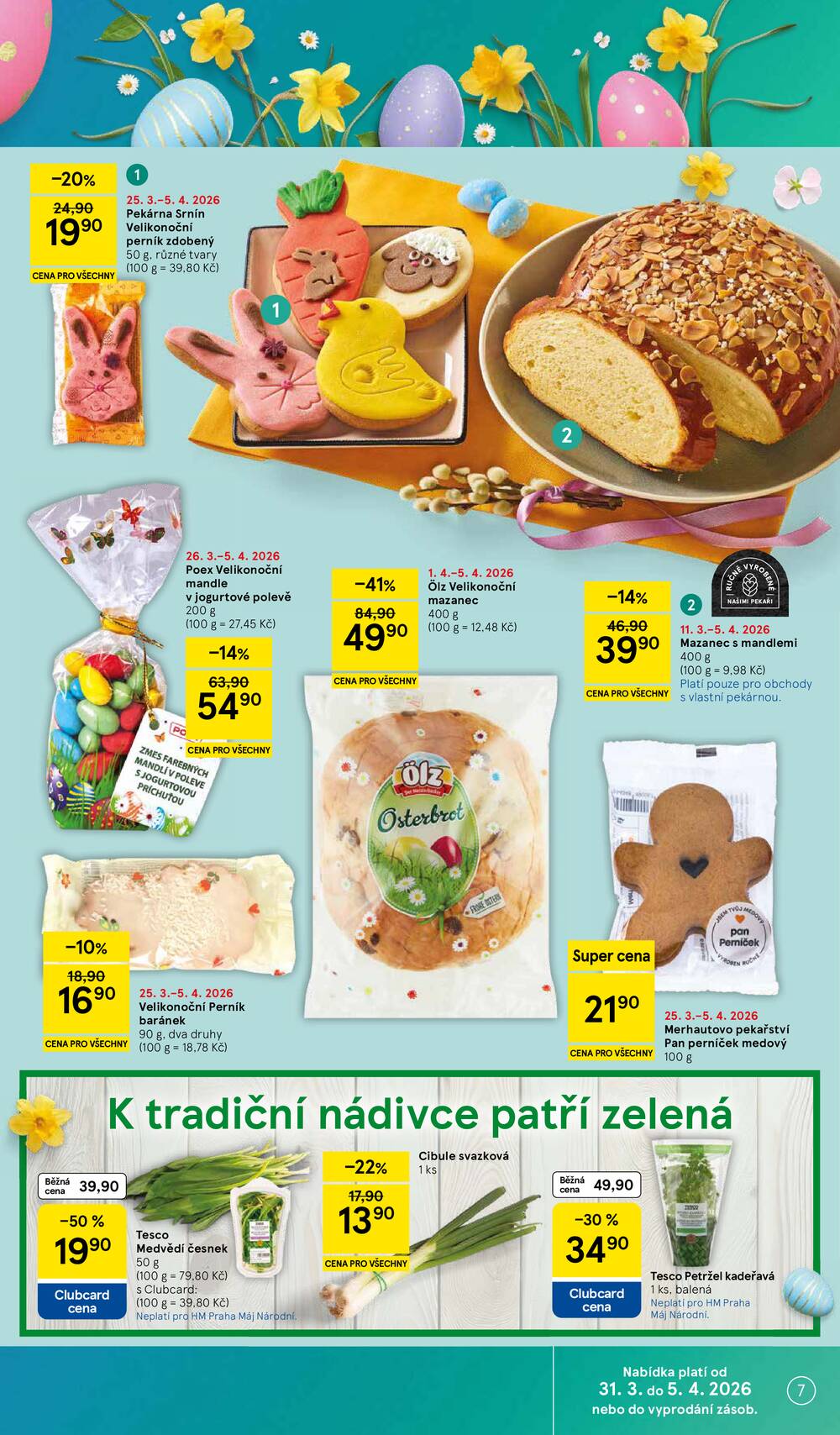 Tesco malé hypermarkety od 31.3. do 5.4.2026