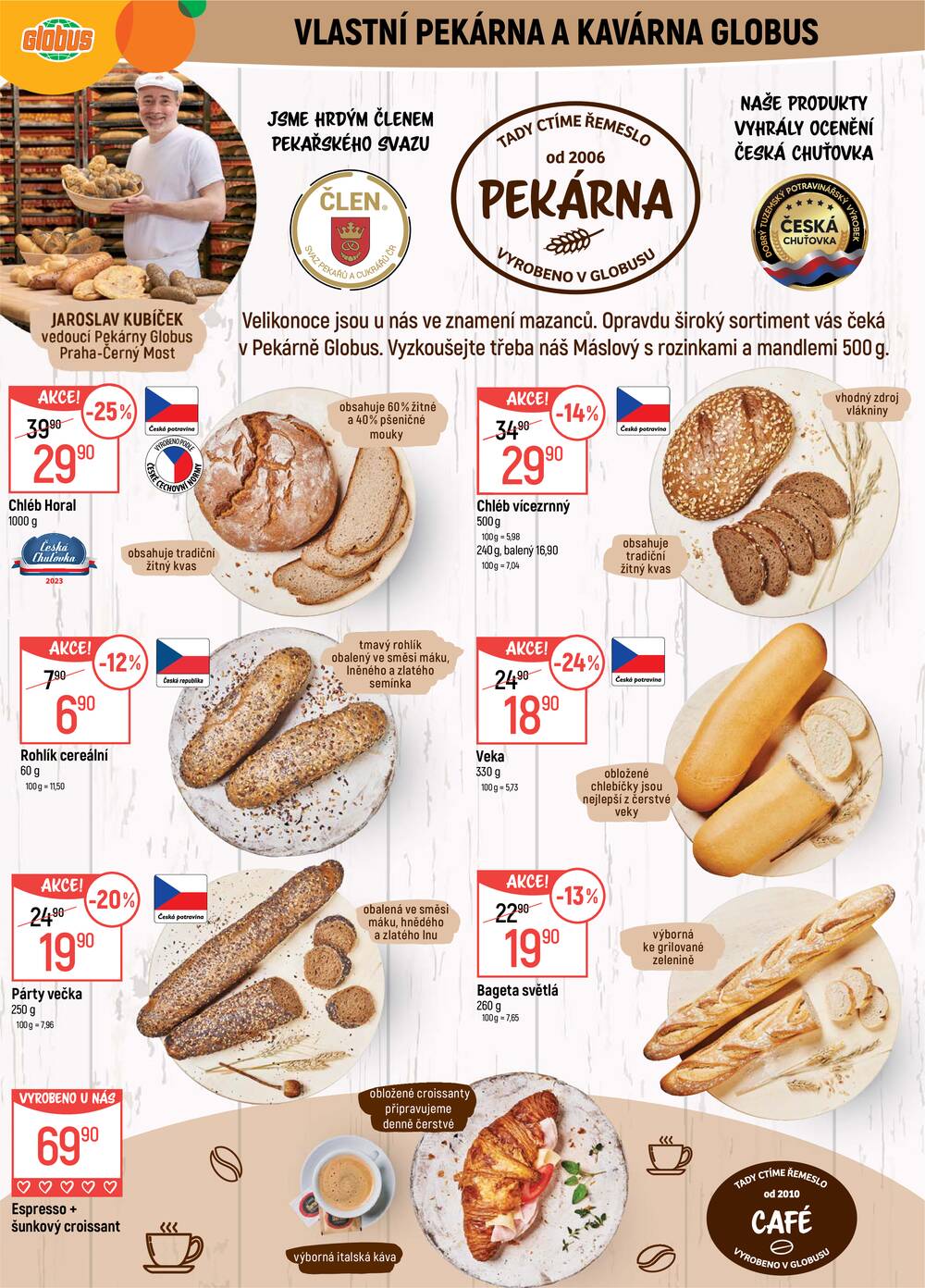 Akční leták Globus 1.4. - 7.4.2026 - Globus Praha - Centrum Černý Most