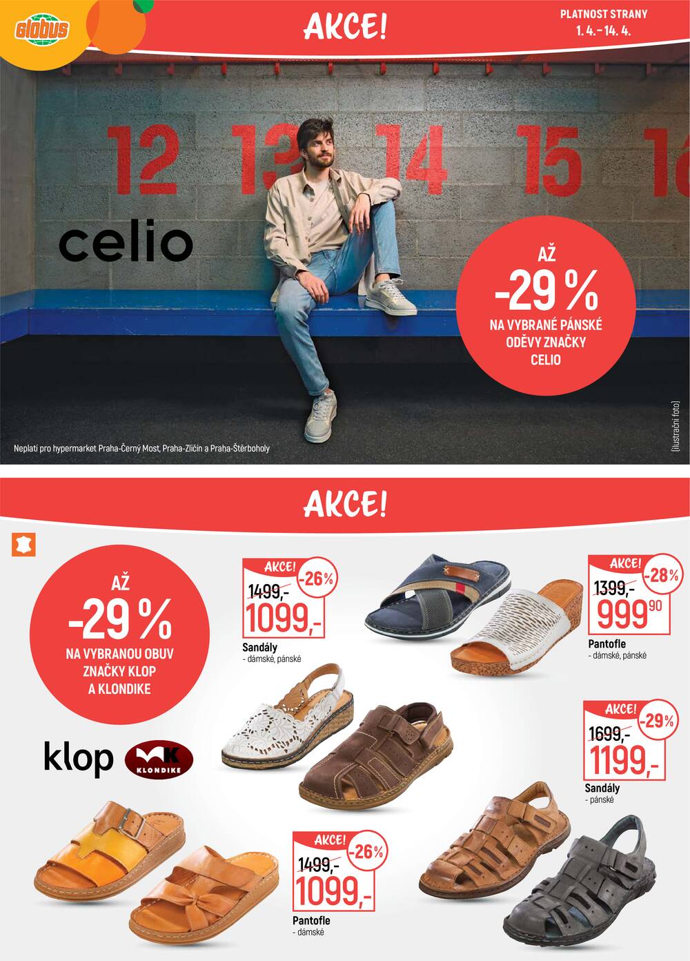 Akční leták Globus 1.4. - 7.4.2026 - Globus České Budějovice